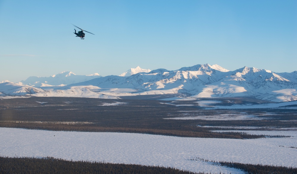 Alaska Mountain Range Flight