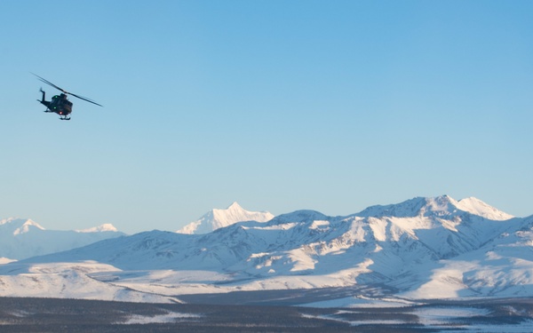 Alaska Mountain Range Flight