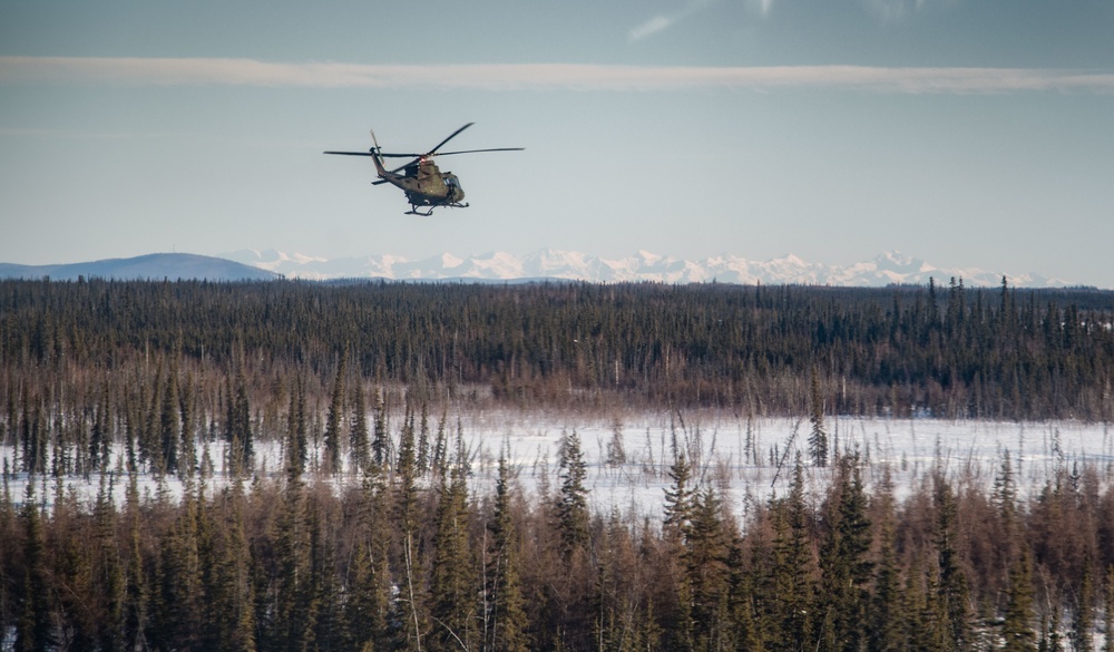 Alaska Mountain Range Flight