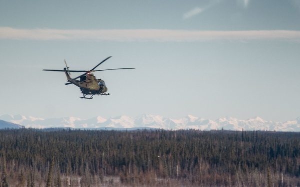 Alaska Mountain Range Flight
