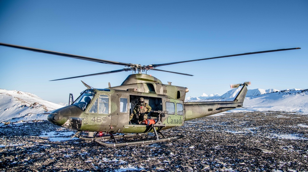 Alaska Mountain Range Flight