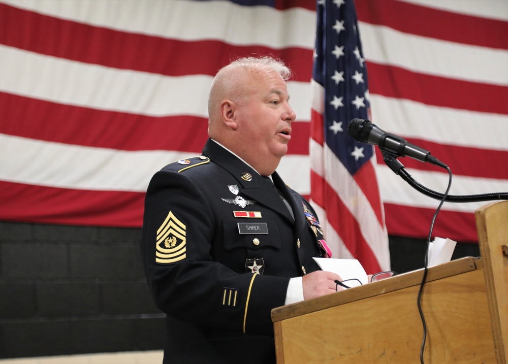 CSM Shirer Retires