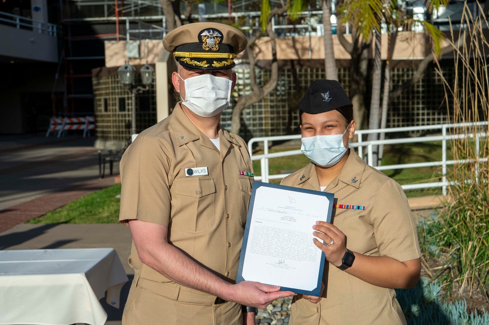 NMRTC San Diego Sailors Receive Awards