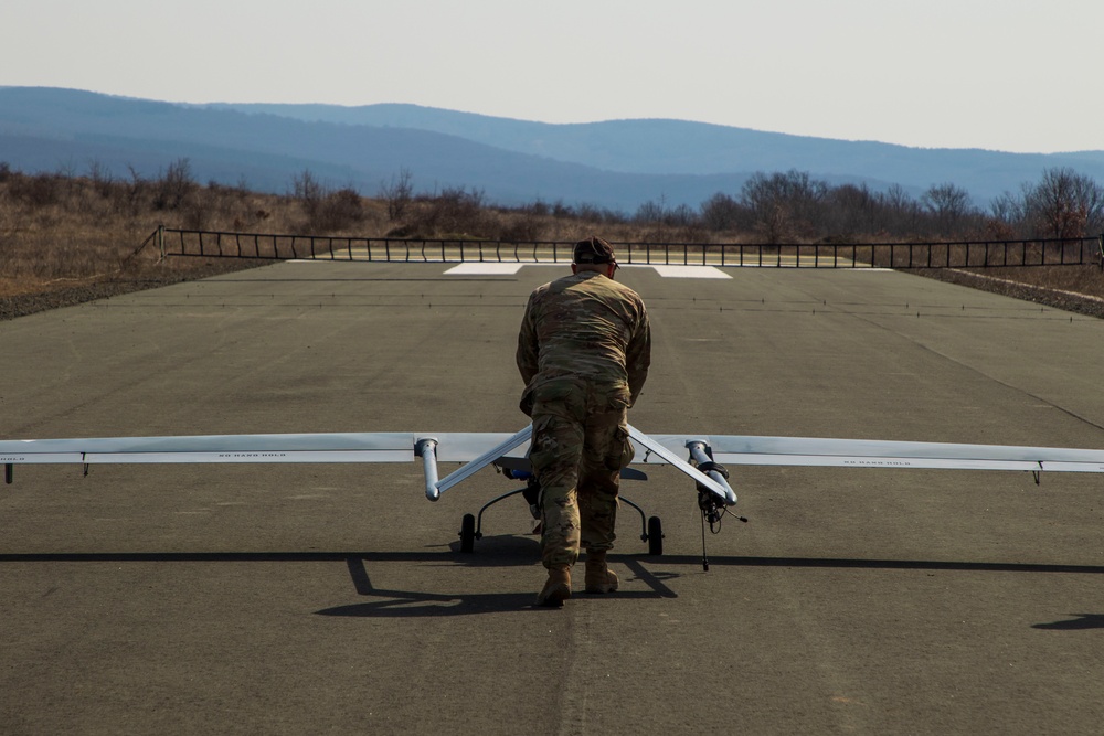 Soldiers conduct UAV operations at NSTA