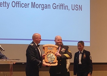 Navy Detachment Goodfellow Sailors Recognized for Excellence at Joint Service Awards Ceremony