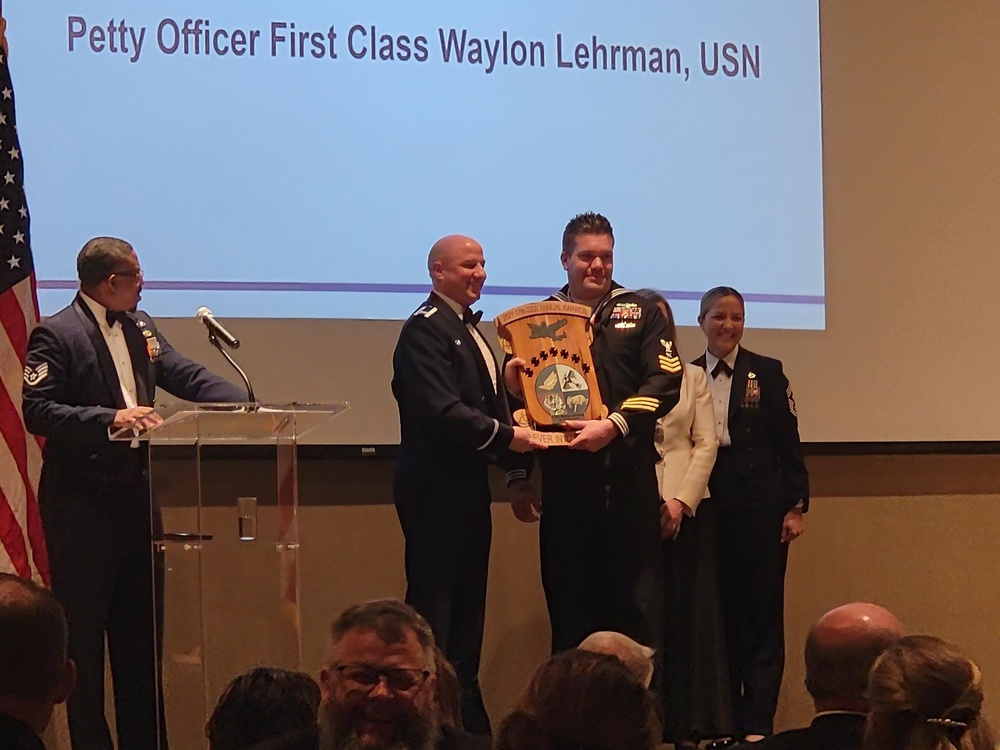 Navy Detachment Goodfellow Sailors Recognized for Excellence at Joint Service Awards Ceremony