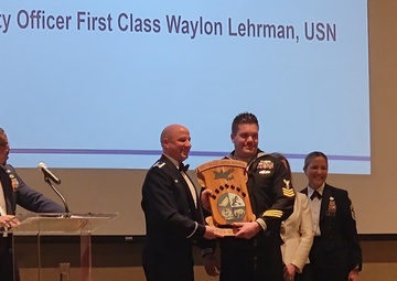 Navy Detachment Goodfellow Sailors Recognized for Excellence at Joint Service Awards Ceremony