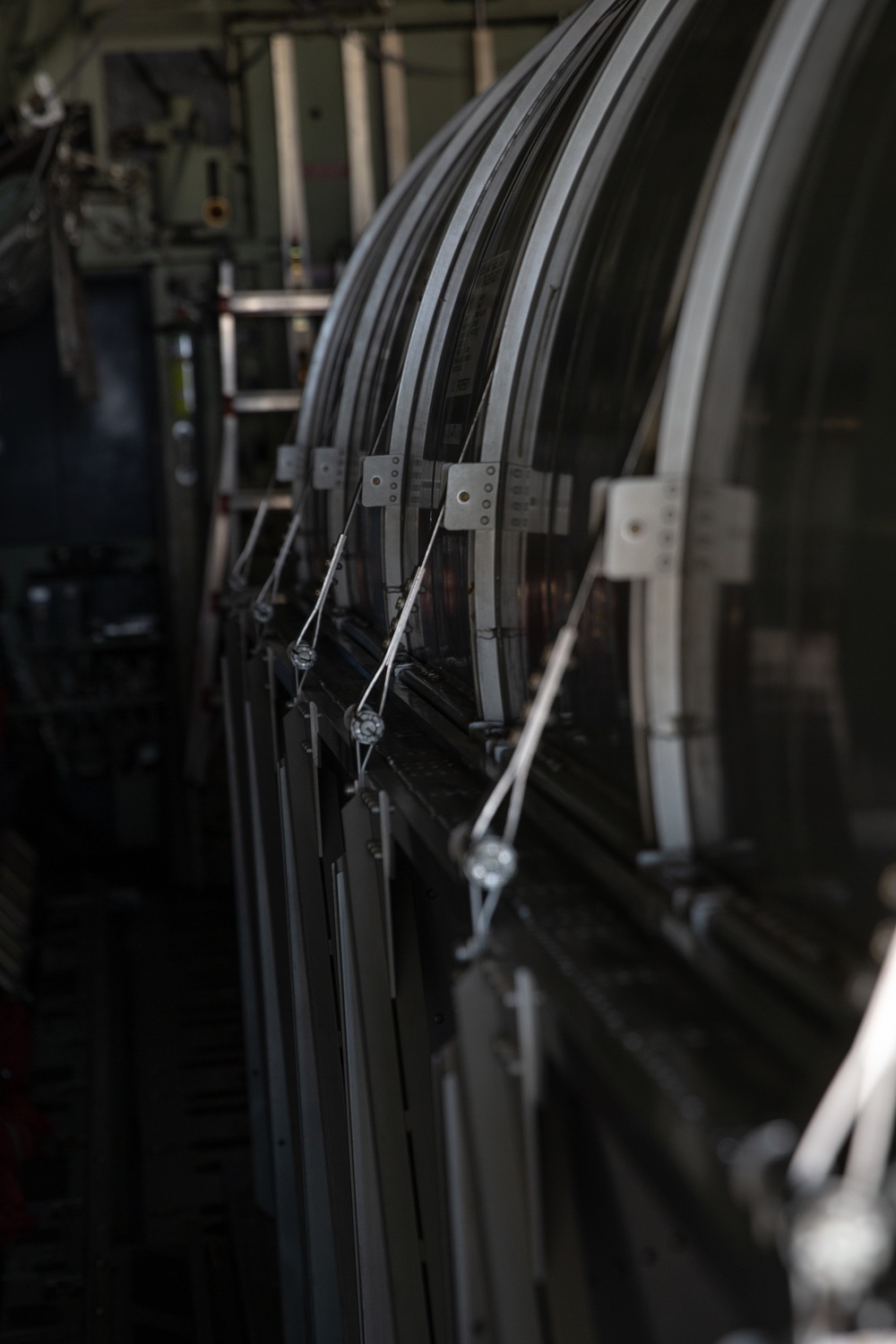 Marines with VMGR-234 Utilize a Fuselage Tank Assembly