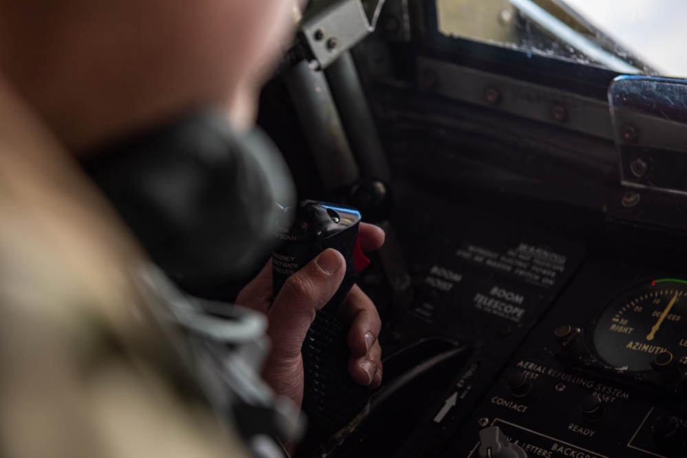 KC-135 refuels Aggressors during Red Flag 22-2