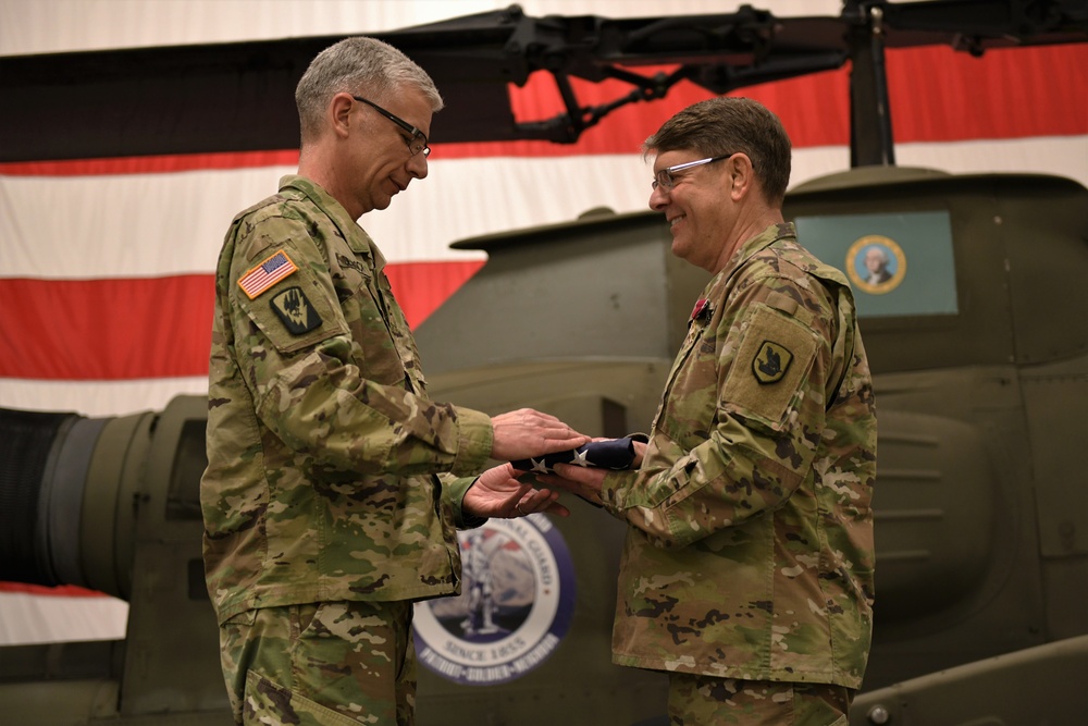 Chief Warrant Officer 5 Burkhardt retires