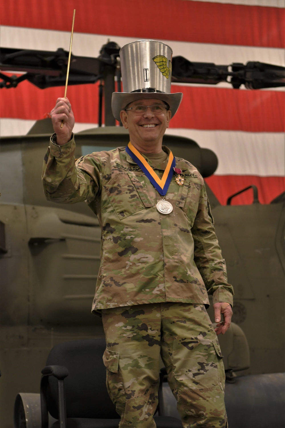 Chief Warrant Officer 5 Burkhardt retires