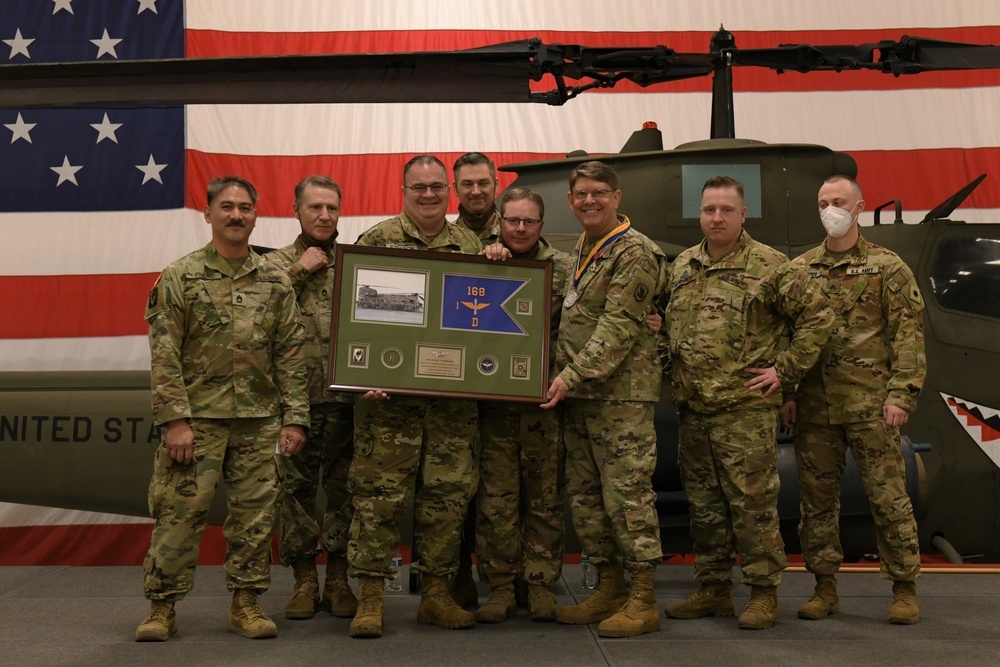 Chief Warrant Officer 5 Burkhardt retires