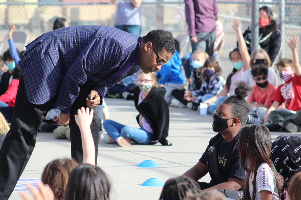 Students learn about Dr. Martin Luther King Jr.