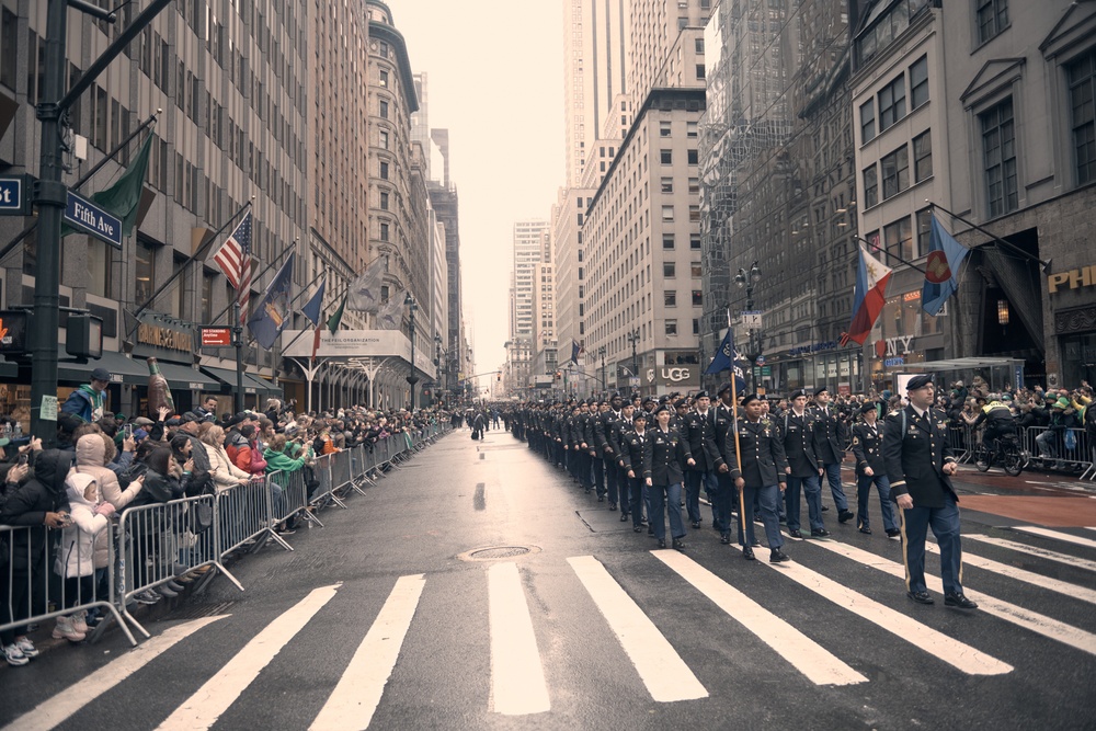 69th Infantry Leads World's Largest St. Patrick's Day Parade