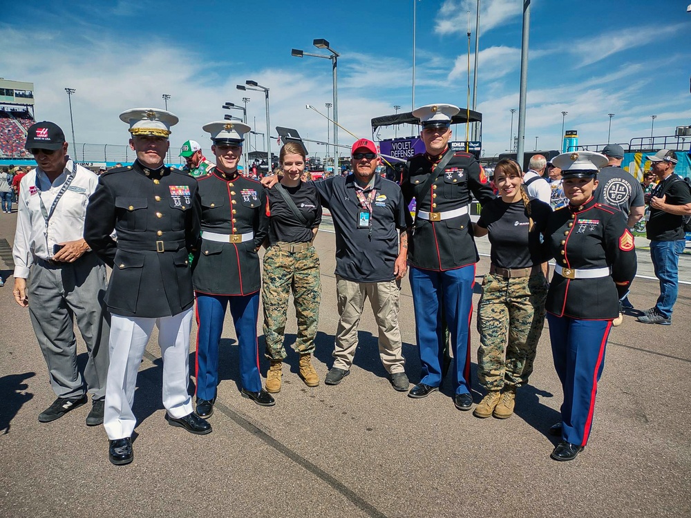 Marines Run the Raceway