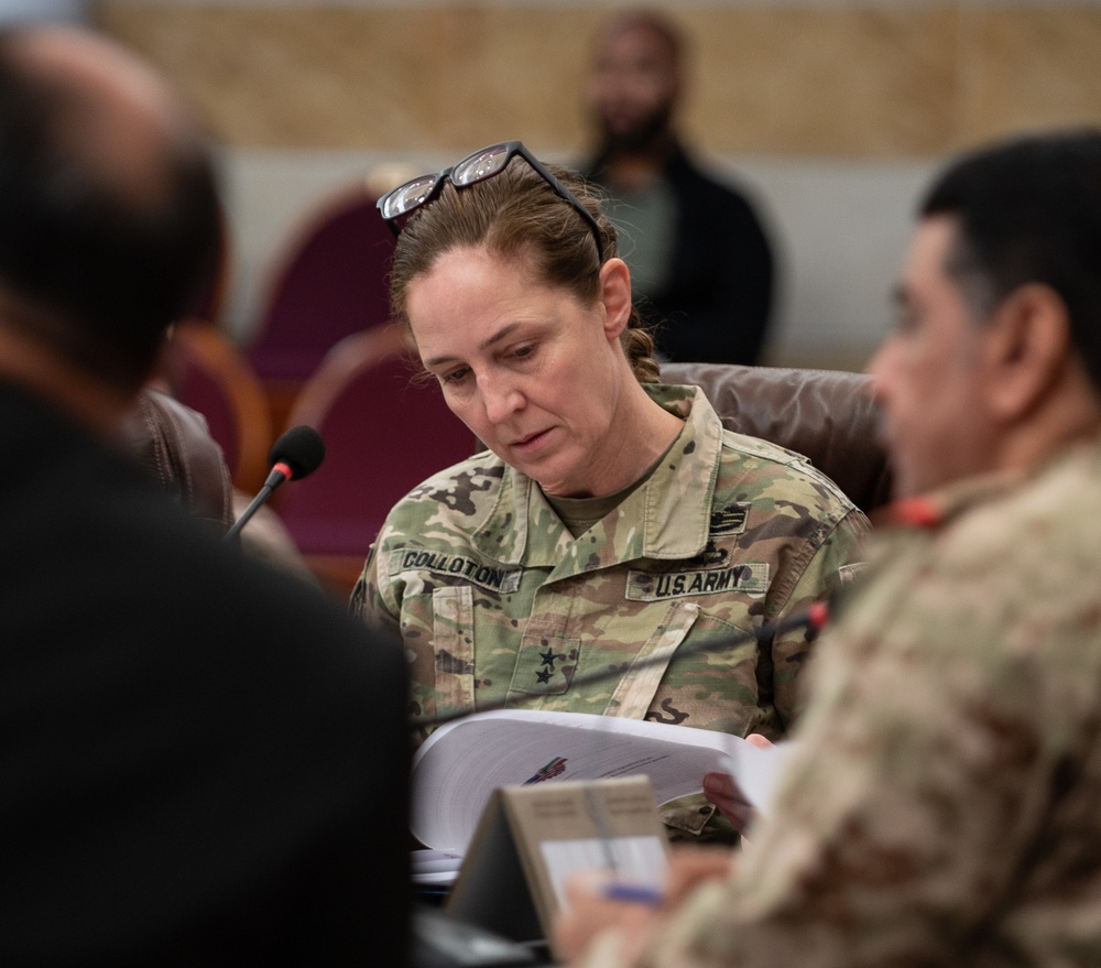 U.S. senior military leaders meet with Kuwait military officials at BPFMR