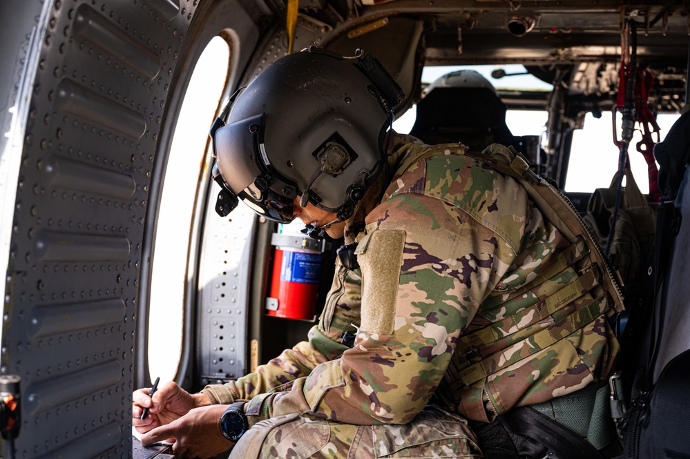 55th RQS participates in Red Flag search and rescue exercise.