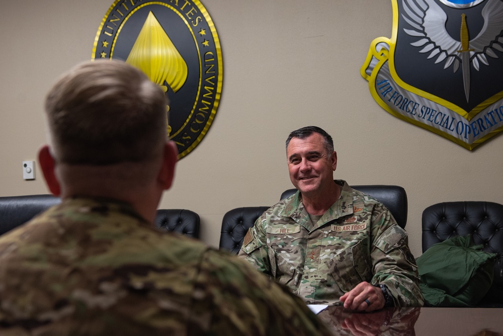 AFSOC deputy commander visits Cannon