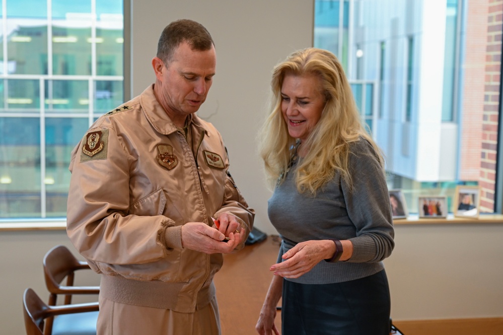 Ninth Air Force (Air Forces Central) commander visits Clemson University