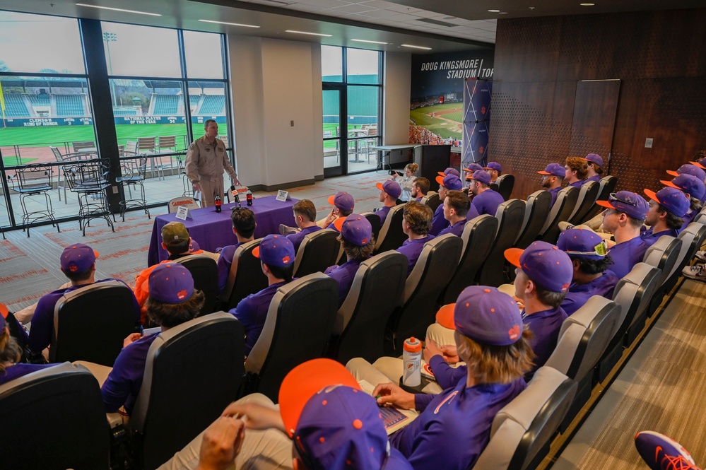 Ninth Air Force (Air Forces Central) commander visits Clemson University