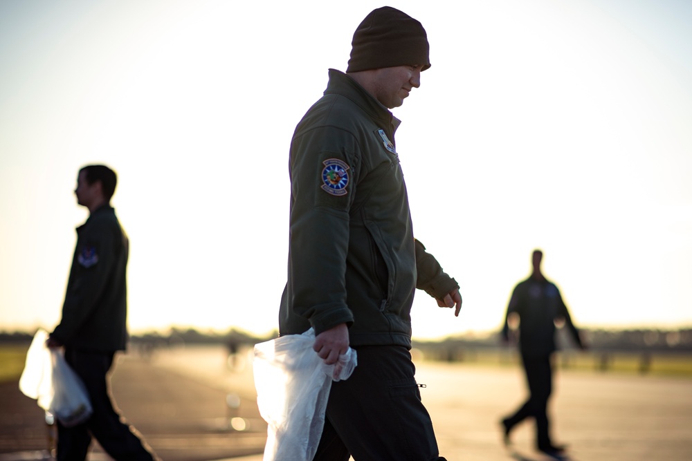 Moody conducts FOD walk