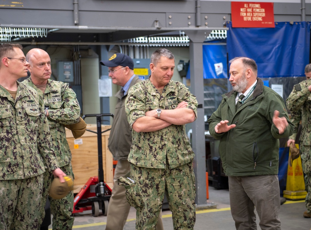 Rear Adm. Pappano Visits TRFB