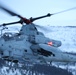 U.S. Marines fly with Norwegian Maritime Helicopter Wing commander