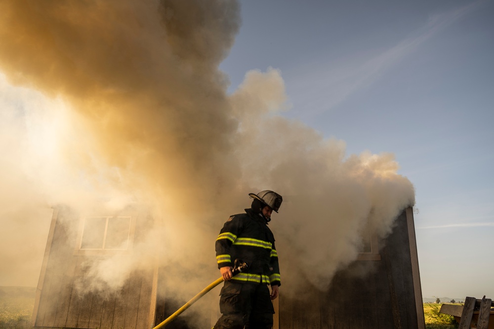 A day training with firefighters of Team Travis