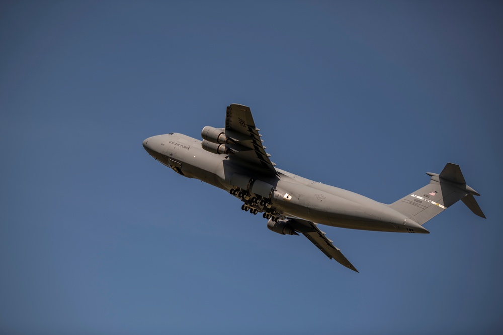 C-5M Super Galaxy in the sky