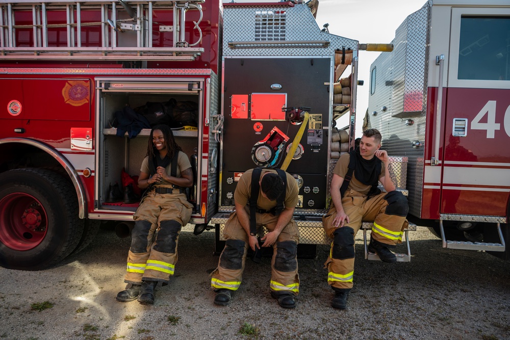 A day training with firefighters of Team Travis