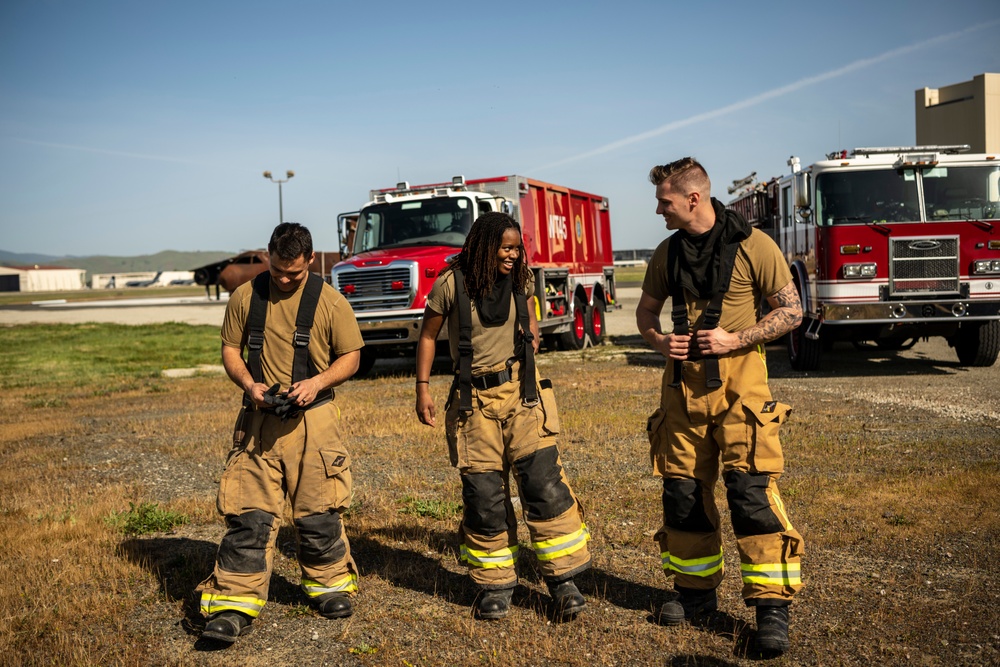 A day training with firefighters of Team Travis