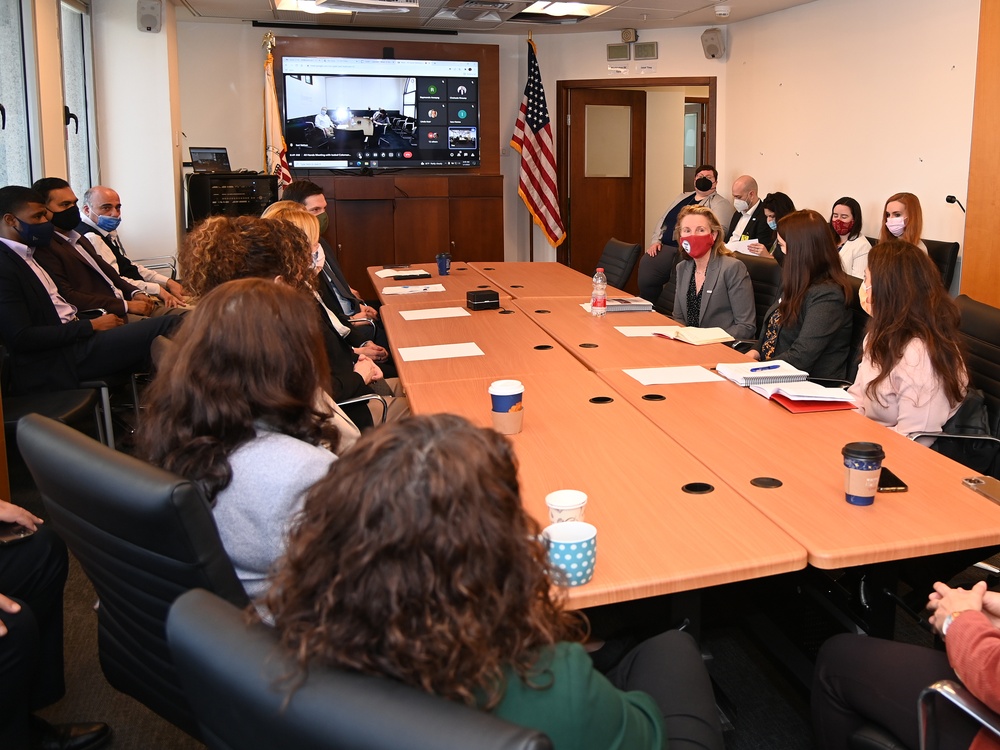 USAID DA Coleman with USAID/WBG Staff