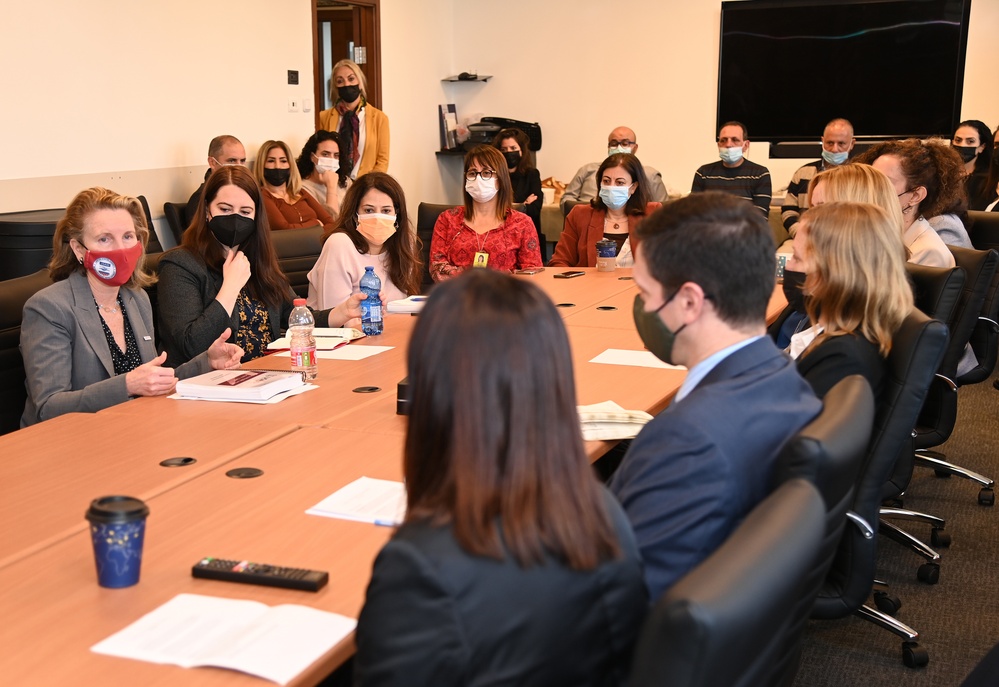 USAID DA Coleman with USAID/WBG Staff