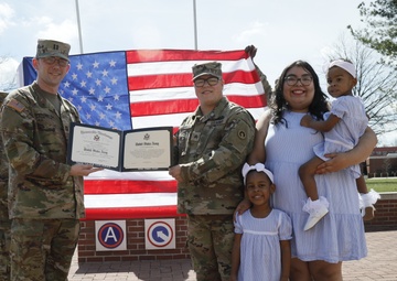 SGT Johnson Reenlistment Ceremony