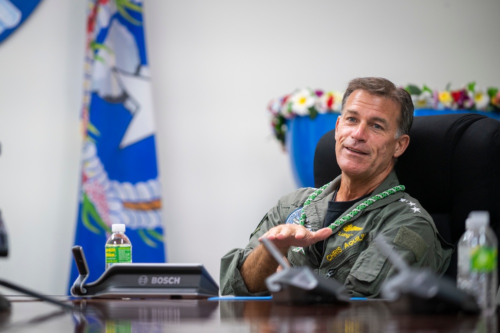 USINDOPACOM Commander Adm. Aquilino visits Guam, CNMI &amp; Palau