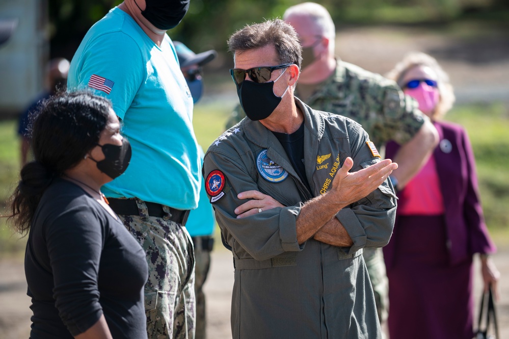 USINDOPACOM Commander Adm. Aquilino visits Guam, CNMI &amp; Palau