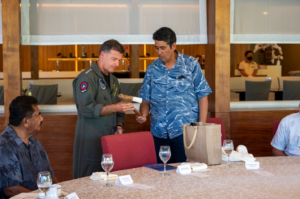 USINDOPACOM Commander Adm. Aquilino visits Guam, CNMI &amp; Palau