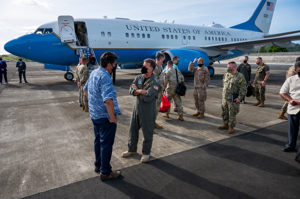 USINDOPACOM Commander Adm. Aquilino visits Guam, CNMI &amp; Palau