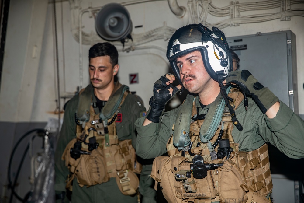 Sailors Conduct Flight Operations Aboard USS Ralph Johnson (DDG 114)