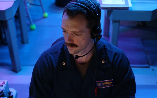 Lt. Cmdr. Rose stands TAO Watch