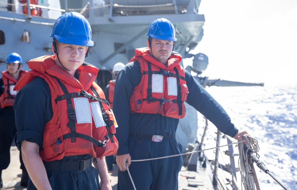 USS Barry Small Boat Operations