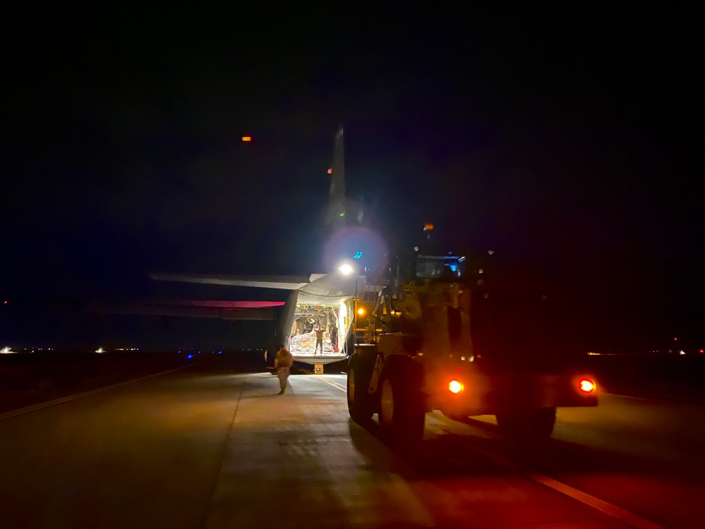 C130 Support Operations out of Romania