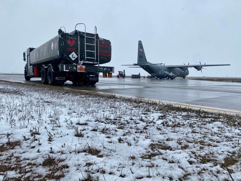 C130 Support Operations out of Romania