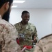 Kuwaiti and U.S. Soldiers exchange medical knowledge