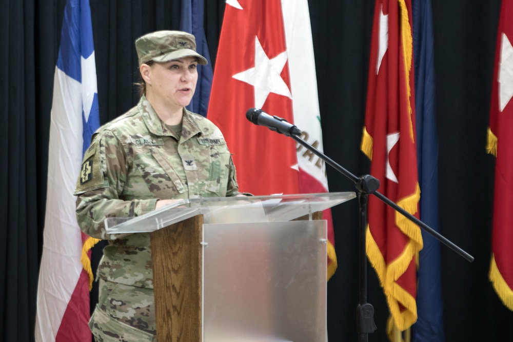 3rd Medical Command (Deployment Support) (Forward) change of command and responsibility ceremony