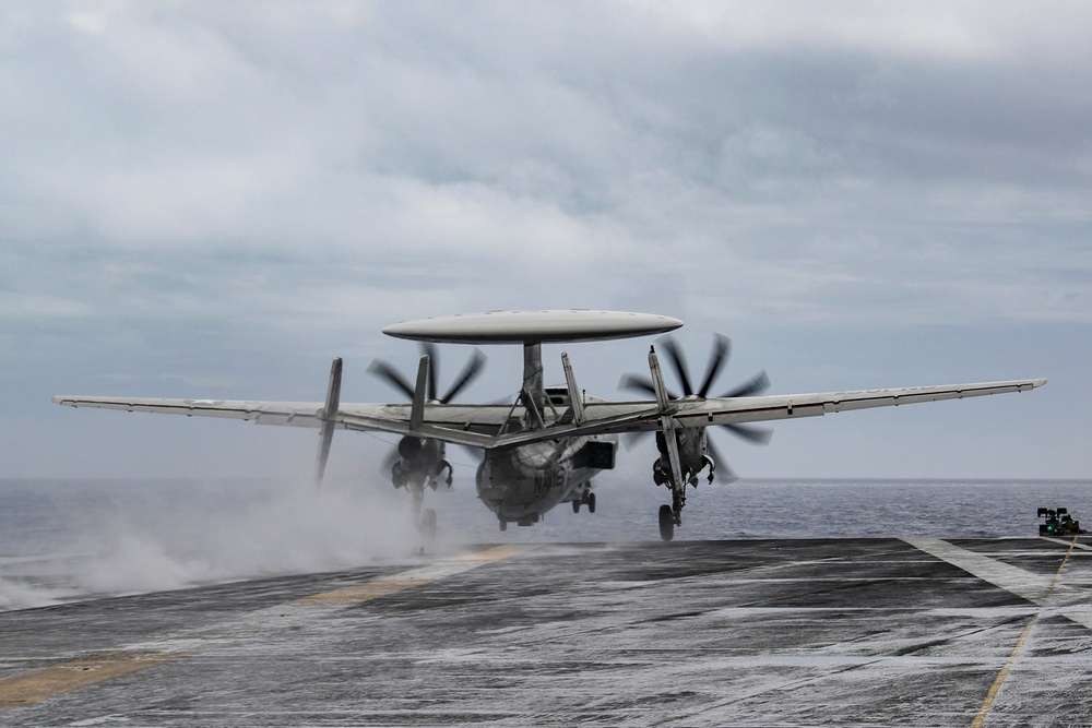 Abraham Lincoln conducts flight operations