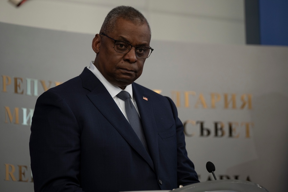 SECDEF Visits Bulgarian Allies in Sofia