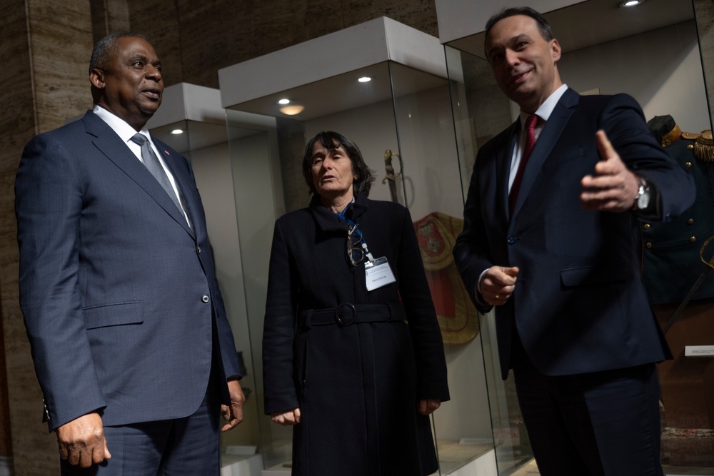SECDEF Visits Bulgarian Allies in Sofia