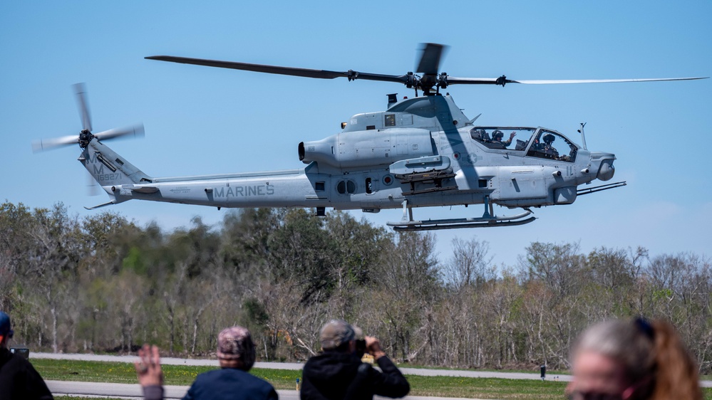 U.S. Service Members demonstrate the Might of the U.S. Air Power during the New Orleans Air Show