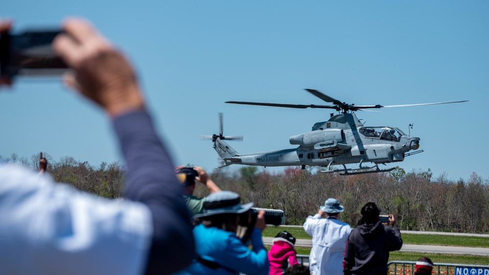 U.S. Service Members demonstrate the Might of the U.S. Air Power during the New Orleans Air Show